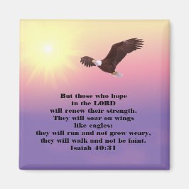 Inspirerend Bijbel Verse - Eagle Hope in Lord Magneet