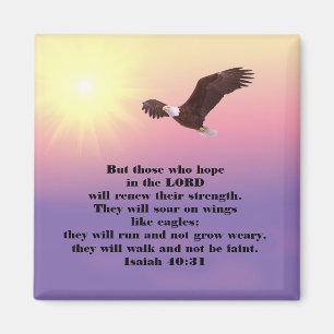Inspirerend Bijbel Verse - Eagle Hope in Lord Magneet