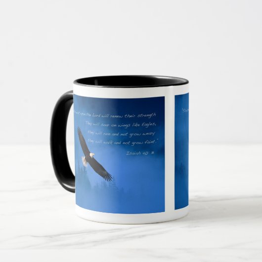 Inspirerend Bijbel Verse Isaiah Mok (Voorkant links)