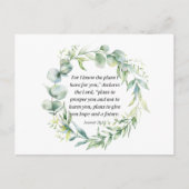 Inspirerend Bijbel Verse Jeremiah 29:11 Briefkaart (Voorkant)