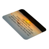 Inspirerend Bijbel Verse Jeremiah 29:11 Sunrise Magneet (Rechterzijde)