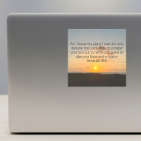 Inspirerend Bijbel Verse Jeremiah 29:11 Sunrise