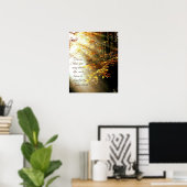 Inspirerend Bijbel Verse John 10 10 valleien Poster (Thuiskantoor)