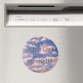 Inspirerend bijbel Verse Pastel Clouds Custom Magneet (Insitu (Vaatwasser))