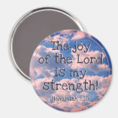 Inspirerend bijbel Verse Pastel Clouds Custom Magneet (Voorkant / Achterkant)