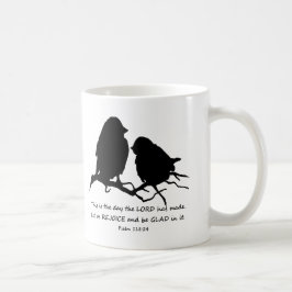 Inspirerend Bijbel Verse Psalm 118:24 Vogels Koffiemok