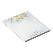 Inspirerend Bijbel Verse Spring Waterverf Floral Notitieblok (Schuin)