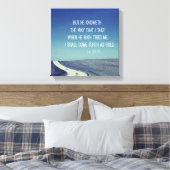 Inspirerend Bijbelbankwaakquote Canvas Afdruk (Insitu (Slaapkamer))