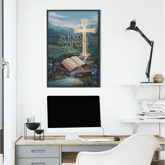 Inspirerend Bijbelcitaat Poster – Psalmen