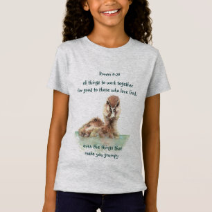 Inspirerend bijbelcitaat Rom 8:28 Werk samen T-shirt