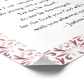 Inspirerend Bijbelcitaten voor vrouwen Poster (Hoek)