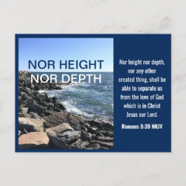 Inspirerend Bijbelgolven van het Zee Blauw Briefkaart