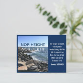 Inspirerend Bijbelgolven van het Zee Blauw Briefkaart (Staand voorkant)