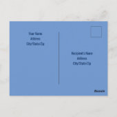 Inspirerend Bijbelgolven van het Zee Blauw Briefkaart (Achterkant)