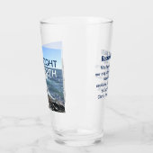 Inspirerend Bijbelgolven van het Zee Blauw Glas (Links)