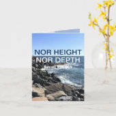 Inspirerend Bijbelgolven van het Zee Blauw Kaart (Gele Bloem)