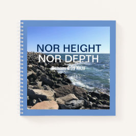 Inspirerend Bijbelgolven van het Zee Blauw Notitieboek