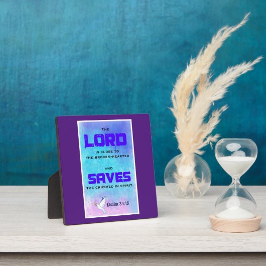 Inspirerend bijbelprijsopgave: 34:18 fotoplaat (Insitu)