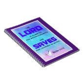 Inspirerend Bijbelprijsopgave Psalm 34:18 Notitieboek (Rechterzijde)