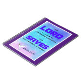 Inspirerend Bijbelprijsopgave Psalm 34:18 Notitieboek (Linkerzijde)