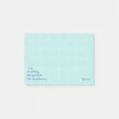 Inspirerend Bijbelscriptcitaten Phil 4:13 Post-it® Notes (Voorkant)