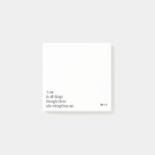 Inspirerend Bijbelscriptcitaten Phil 4:13 Post-it® Notes