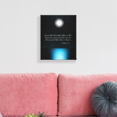 Inspirerend bijbelscripts laten uw licht schijnen canvas afdruk (Insitu (Woonkamer))
