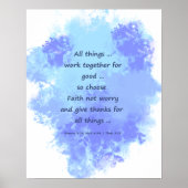 Inspirerend Bijbelscripts Poster (Voorkant)