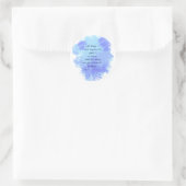Inspirerend Bijbelscripts Ronde Sticker (Tas)