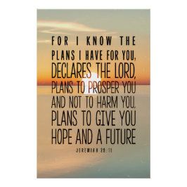 Inspirerend Bijbelse citatie Poster