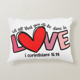 Inspirerend Bijbelse Quote Design Accent Kussen