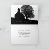 Inspirerend Bijbelse Vaderdag Kerk Kaart (Binnen)