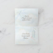 Inspirerend Bijbelse Verse Ruth 1:8 Heer belont u Bedankkaart (Binnen)