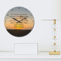 Inspirerend Bijbeltekst Jeremia 29:11 Zonsondergan