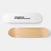 Inspirerend Bijbeltekst voor oude typografie Persoonlijk Skateboard (Horizontaal)
