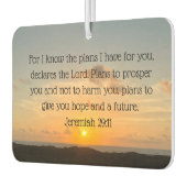 Inspirerend Bijbelvers Jeremia 29:11 Christelijk Luchtverfrisser (Links)