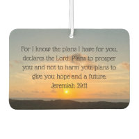 Inspirerend Bijbelvers Jeremia 29:11 Christelijk