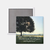 Inspirerend bijbelvers magneet (Voorkant / Achterkant)