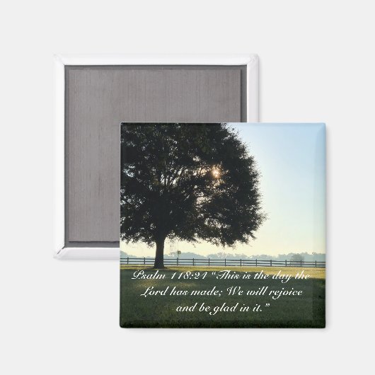 Inspirerend bijbelvers magneet (Voorkant / Achterkant)