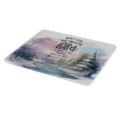 Inspirerend Bijbelvers/Schriftsnijplank Snijplank (Hoek)