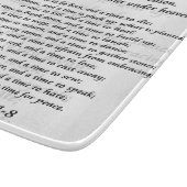 Inspirerend Bijbelvers/Schriftsnijplank Snijplank (Hoek)
