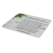 Inspirerend Bijbelvers/Schriftsnijplank Snijplank (Hoek)