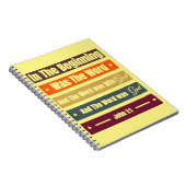 Inspirerend bijbelvers spiraal Notitieboek (Rechterzijde)