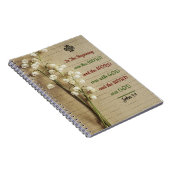 Inspirerend bijbelvers spiraal Notitieboek (Rechterzijde)