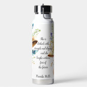 Inspirerend Bijbelvers Spreuken Waterfles (Links)