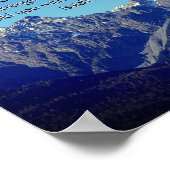 Inspirerend bijbelvers uit de Bijbel Isaiah Poster (Hoek)