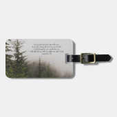 Inspirerend bijbelvers van de Isaiah-Bagagelabels Bagagelabel (Voorkant horizontaal)