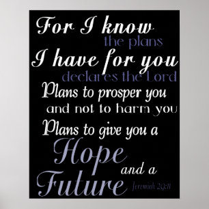 Inspirerend Bijbelverse Poster Afdrukwanddecor