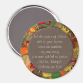 Inspirerend Bijbelverse - Thankfulness Magnet (Voorkant / Achterkant)