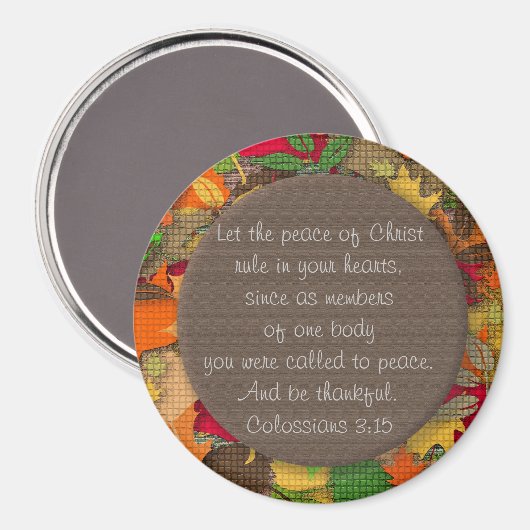 Inspirerend Bijbelverse - Thankfulness Magnet (Voorkant / Achterkant)